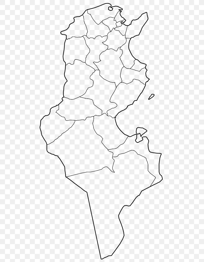 Governorates Of Tunisia Bizerte Governorate Wilayah Blank Map, PNG, 538x1052px, Governorates Of Tunisia, Area, Art, Artwork, Bizerte Governorate Download Free