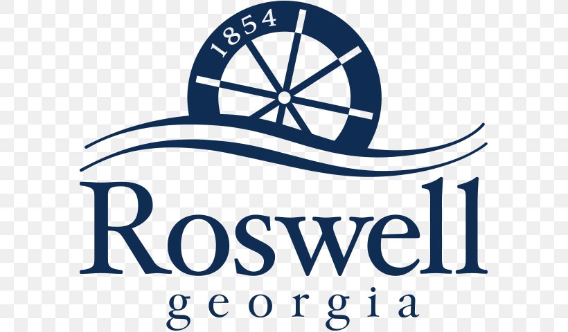 Logo Roswell Brand Font Product Design, PNG, 600x480px, Logo, Area, Blue, Brand, City Download Free
