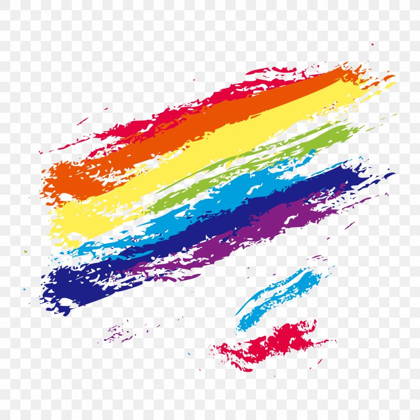 Brush Color Rainbow, PNG, 1772x1772px, Rainbow, Cdr, Cloud, Color, Coreldraw Download Free