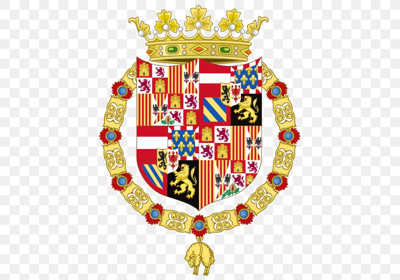 Coat Of Arms Of Spain Spanish Empire Monarchy Of Spain, PNG, 440x573px, Spain, Charles Ii Of Spain, Charles V Holy Roman Emperor, Coat Of Arms, Coat Of Arms Of Spain Download Free