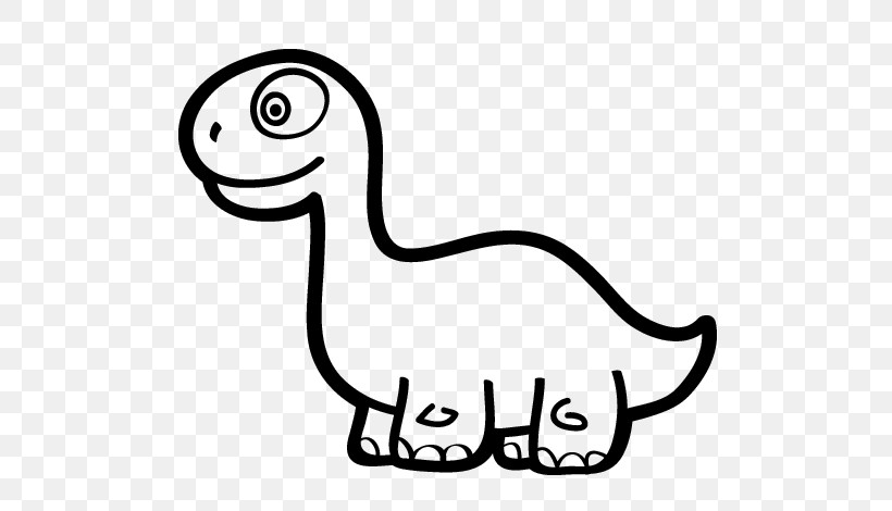 Dinosaur, PNG, 600x470px, White, Beak, Bird, Blackandwhite, Cartoon Download Free