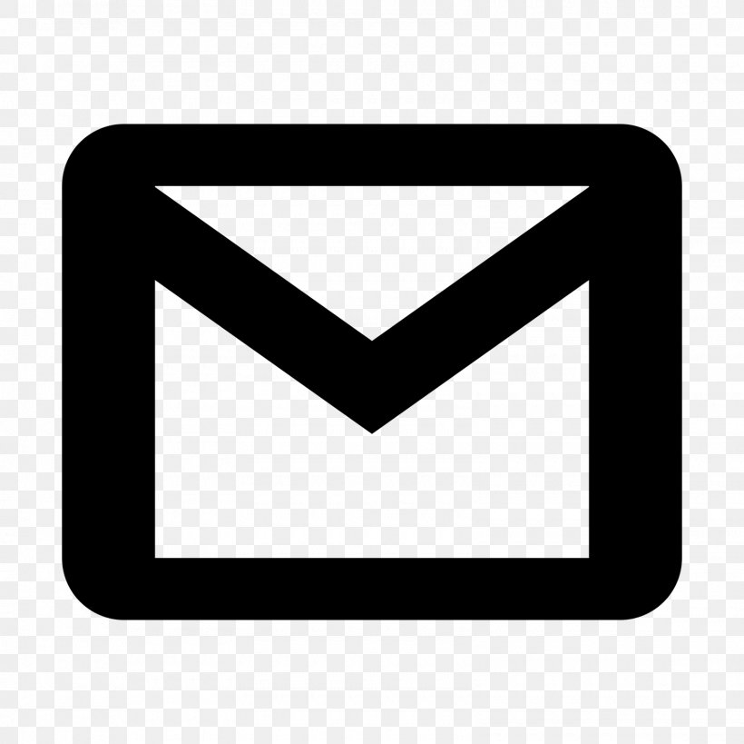 Gmail Icon Email Home Screen Bookmark, PNG, 1600x1600px, Gmail, Black, Black And White, Brand, Email Download Free