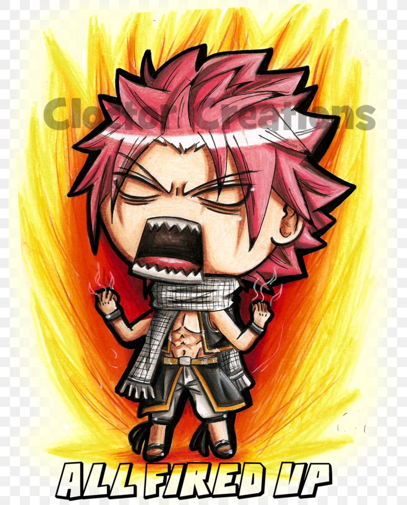 Natsu Dragneel Fairy Tail Art Clip Art, PNG, 785x1018px, Watercolor, Cartoon, Flower, Frame, Heart Download Free