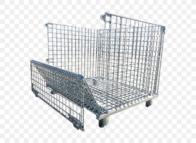 Steel Cage Metal Pallet Wire, PNG, 600x600px, Steel, Cage, Container, Intermodal Container, Material Download Free