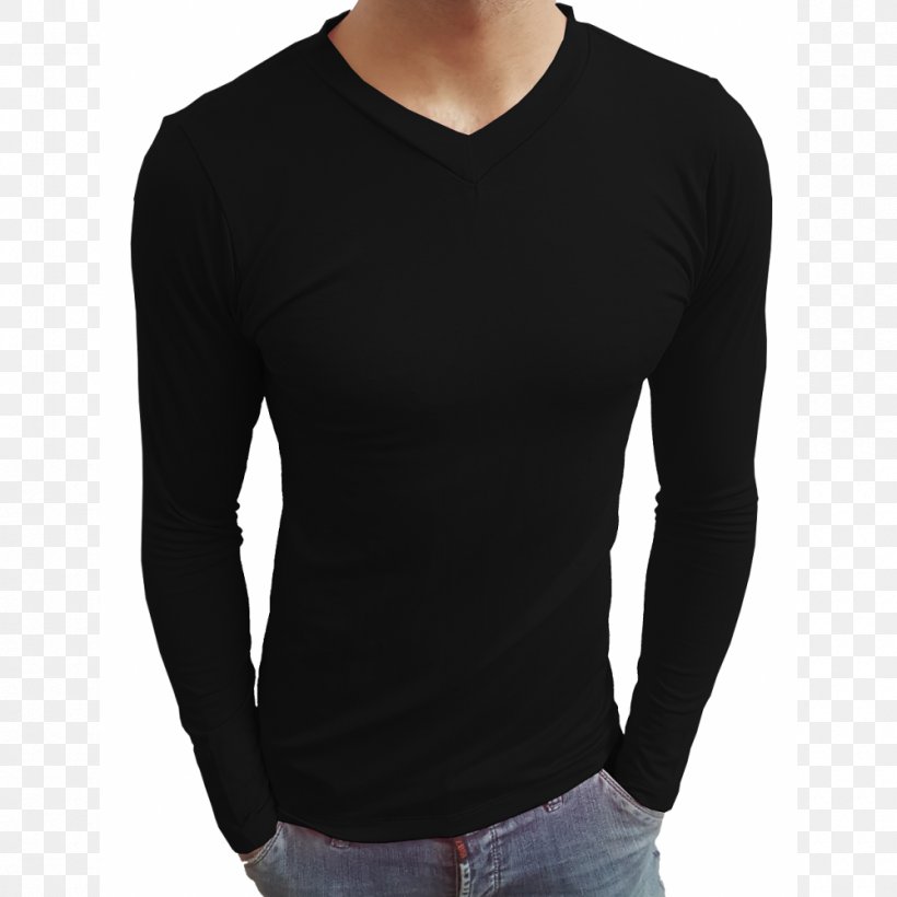 T-shirt Blouse Sleeve Collar, PNG, 1000x1000px, Tshirt, Black, Blouse, Clothing, Collar Download Free