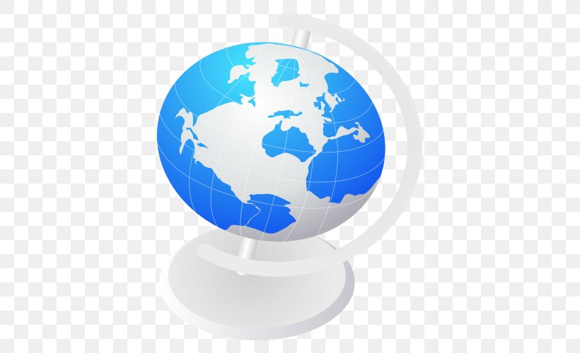 Globe Euclidean Vector, PNG, 500x500px, Globe, Artworks, Cartoon, Illustrator, Internet Download Free
