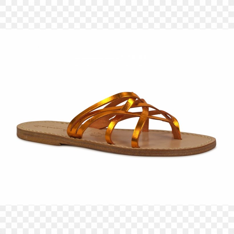 Leather Slipper Cattle Sandal Flip-flops, PNG, 1000x1000px, Leather, Brown, Cattle, Color, Craft Download Free