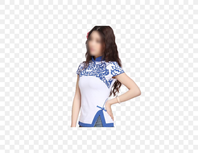 T-shirt Shoulder Sleeve Photo Shoot Pattern, PNG, 430x634px, Tshirt, Blue, Clothing, Cobalt Blue, Electric Blue Download Free