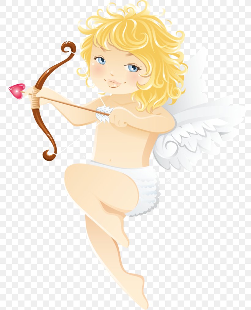 Cupid Angel Love Valentine's Day Clip Art, PNG, 791x1011px, Watercolor, Cartoon, Flower, Frame, Heart Download Free