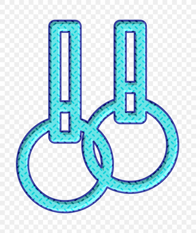 Fitness Icon Rings Icon Gym Icon, PNG, 1046x1244px, Fitness Icon, Gym Icon, Rings Icon, Symbol, Turquoise Download Free