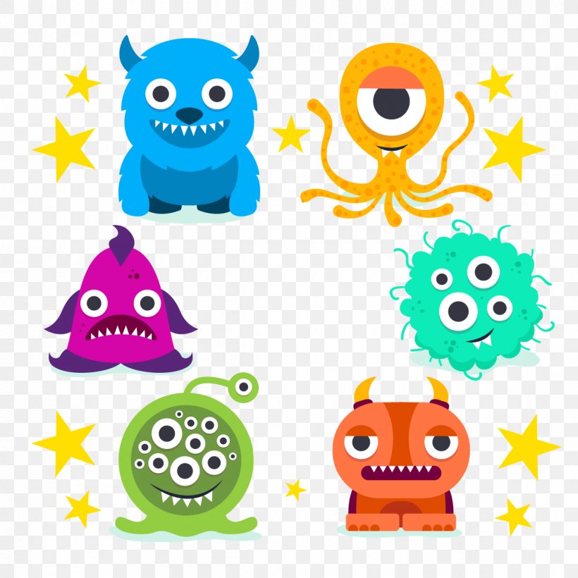 Monster Cartoon Illustration, PNG, 1200x1200px, Monster, Alien, Area, Baby Toys, Cartoon Download Free