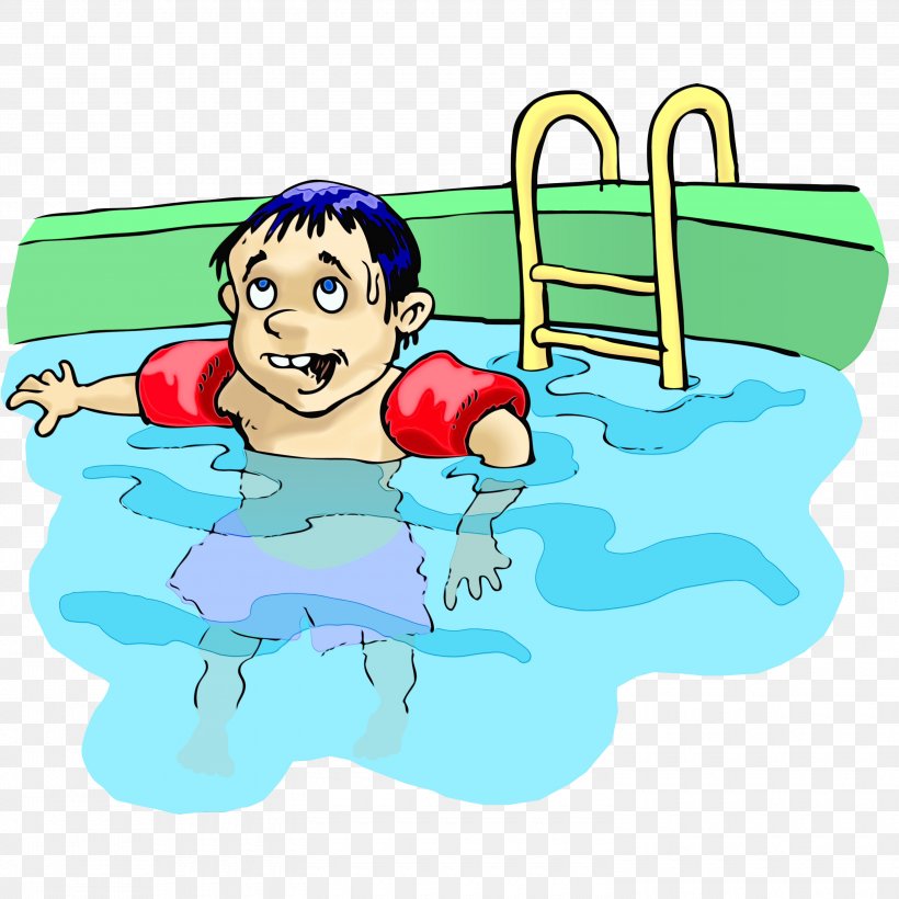Swimming Cartoon, PNG, 3000x3000px, Watercolor, Animation, Boy, Cartoon, Child Download Free