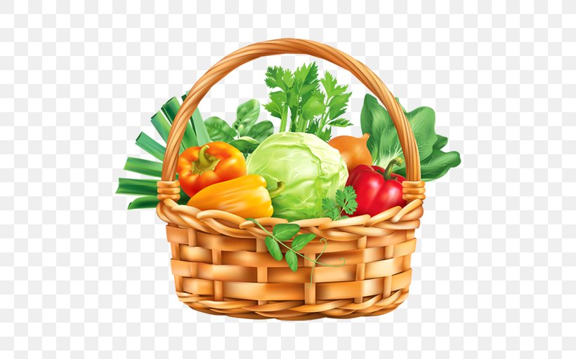Vegetable Vegetarian Cuisine Basket Clip Art, PNG, 512x512px, Vegetable, Basket, Diet Food, Flowerpot, Food Download Free