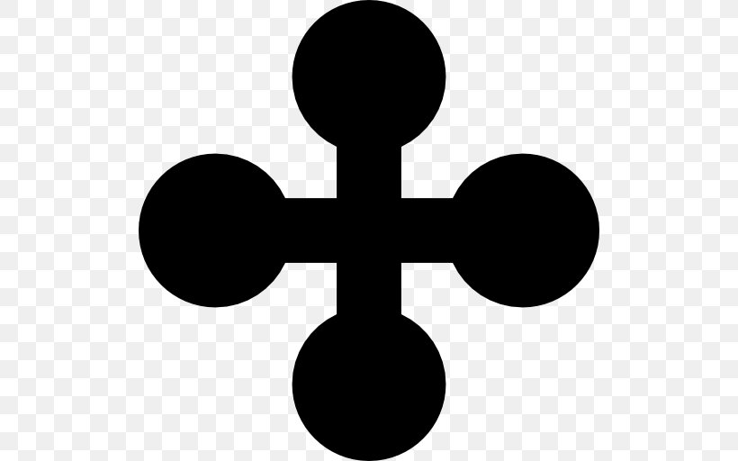 Cross Of Saint Peter Tecate Six Trebolada Symbol Meaning, PNG, 512x512px, Cross, Ankh, Artwork, Black And White, Cross Of Saint Peter Download Free