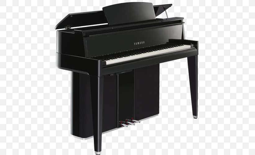 AvantGrand Yamaha Corporation Digital Piano Electric Piano, PNG, 500x500px, Watercolor, Cartoon, Flower, Frame, Heart Download Free