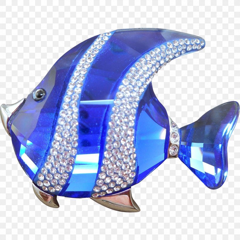 Brooch Swarovski AG Jewellery Cobalt Blue Fish, PNG, 1384x1384px, Brooch, Antique, Blue, Cobalt, Cobalt Blue Download Free