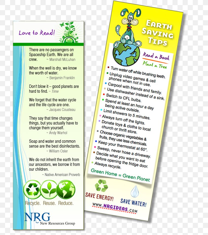 Earth Day Bookmark Energy Conservation Quotation, PNG, 717x928px, Earth, Advertising, Banner, Bookmark, Conservation Download Free