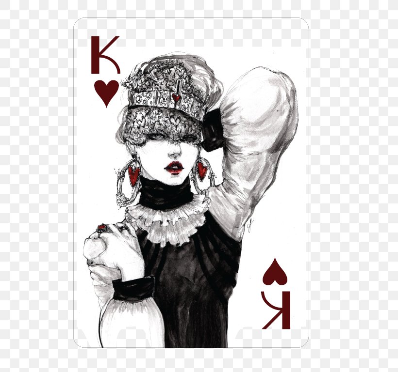 Hearts Playing Card King Card Game Fashion, PNG, 521x768px, Hearts, Ace, Art, Black And White, Card Game Download Free