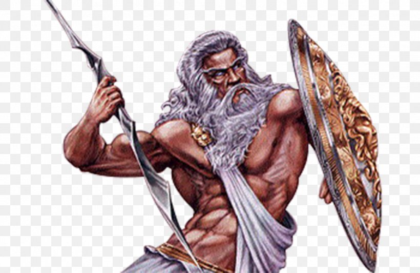 Zeus Mount Olympus Hades Poseidon Hera, PNG, 972x631px, Zeus, Art, Athena, Cold Weapon, Cronus Download Free