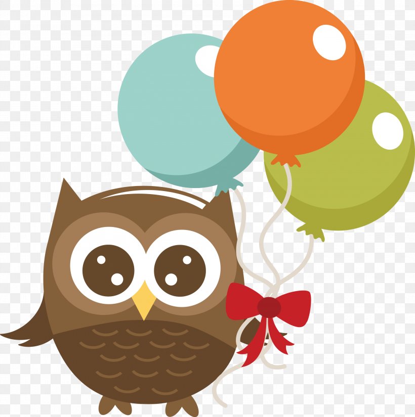 Barn Owl Birthday Clip Art, PNG, 2947x2965px, Owl, Barn Owl, Beak, Bird, Bird Of Prey Download Free