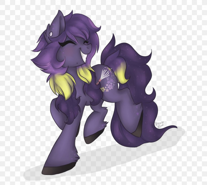 Horse Illustration Cartoon Purple Legendary Creature, PNG, 945x846px, Horse, Cartoon, Fictional Character, Flower, Horse Like Mammal Download Free