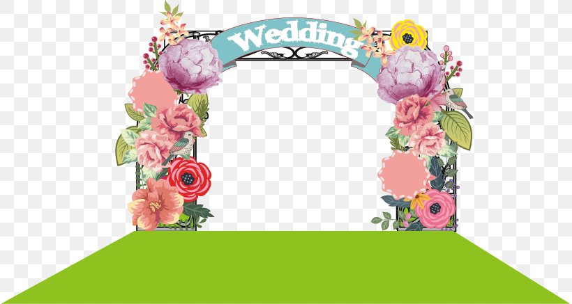 Wedding Arch Computer File, PNG, 815x437px, Wedding, Arch, Door, Flora, Floral Design Download Free