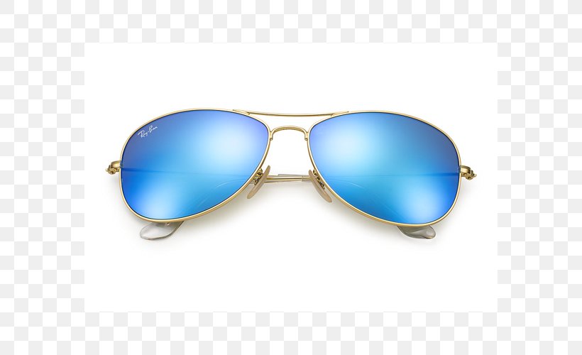 Aviator Sunglasses Ray-Ban Goggles, PNG, 582x500px, Sunglasses, Aqua, Aviator Sunglasses, Azure, Blue Download Free