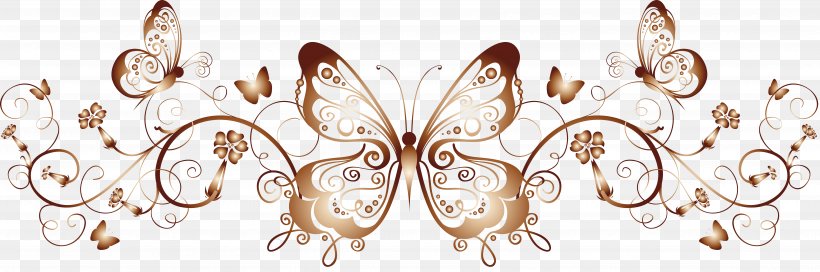Butterfly Black And White Clip Art, PNG, 6809x2265px, Butterfly, Art, Black And White, Body Jewelry, Ceiling Fixture Download Free