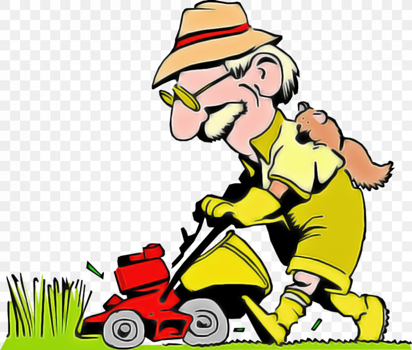 Cartoon Lawn Mower Vehicle Mower Gardener, PNG, 824x700px, Cartoon, Gardener, Lawn Mower, Mower, Outdoor Power Equipment Download Free