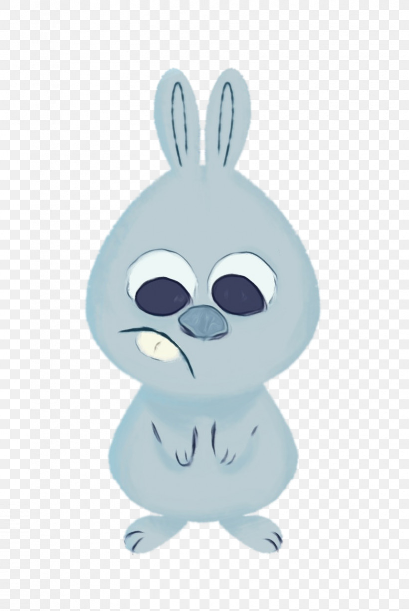 Easter Bunny, PNG, 836x1248px, Watercolor, Biology, Cartoon, Easter Bunny, Figurine Download Free