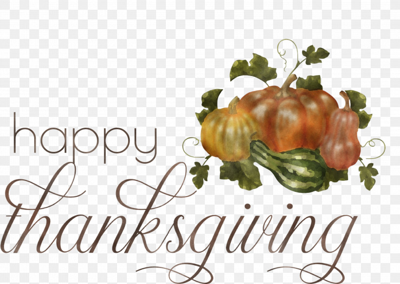 Happy Thanksgiving Thanksgiving Day Thanksgiving, PNG, 2999x2133px, Happy Thanksgiving, Butternut Squash, Cucurbita Maxima, Culinary Arts, Fruit Download Free
