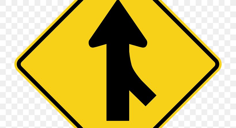 Merge Traffic Sign Warning Sign Lane, PNG, 720x445px, Merge, Carriageway, Driving, Lane, Road Download Free