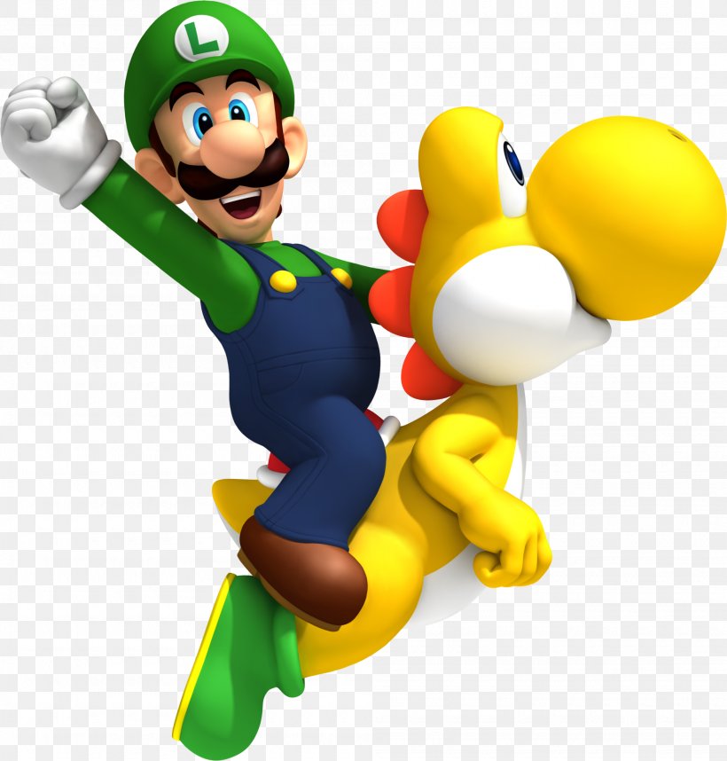 New Super Mario Bros. Wii Mario & Yoshi, PNG, 2000x2093px, New Super Mario Bros, Cartoon, Fictional Character, Figurine, Finger Download Free
