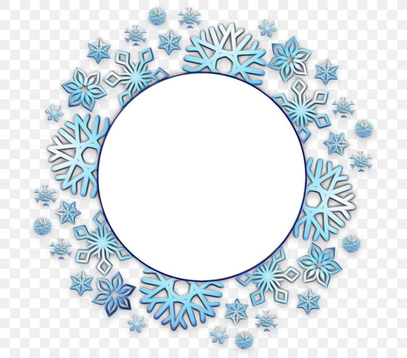 Christmas Borders, PNG, 722x720px, Snowflake, Aqua, Borders And Frames, Christmas Day Download Free