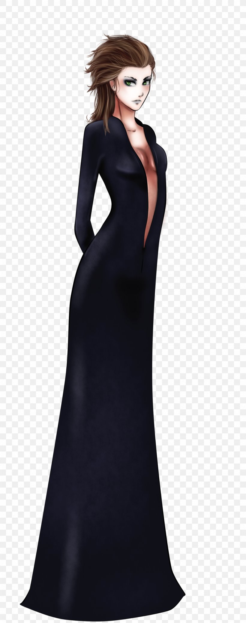 Little Black Dress Gown Shoulder Photo Shoot, PNG, 1024x2586px, Watercolor, Cartoon, Flower, Frame, Heart Download Free