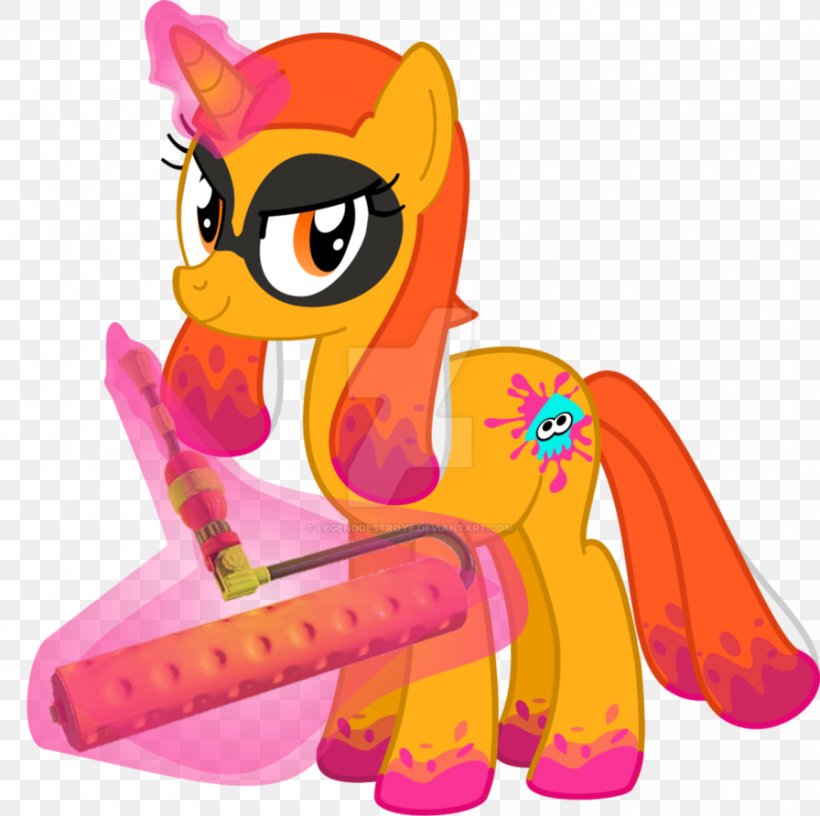 Pony Splatoon Fan Art, PNG, 896x892px, Pony, Animal Figure, Art, Babs Seed, Cartoon Download Free