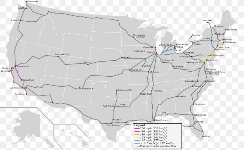 Rail Transport United States Train Amtrak Pennsylvania Railroad, PNG, 959x593px, Rail Transport, Amtrak, Area, Ecoregion, First Transcontinental Railroad Download Free