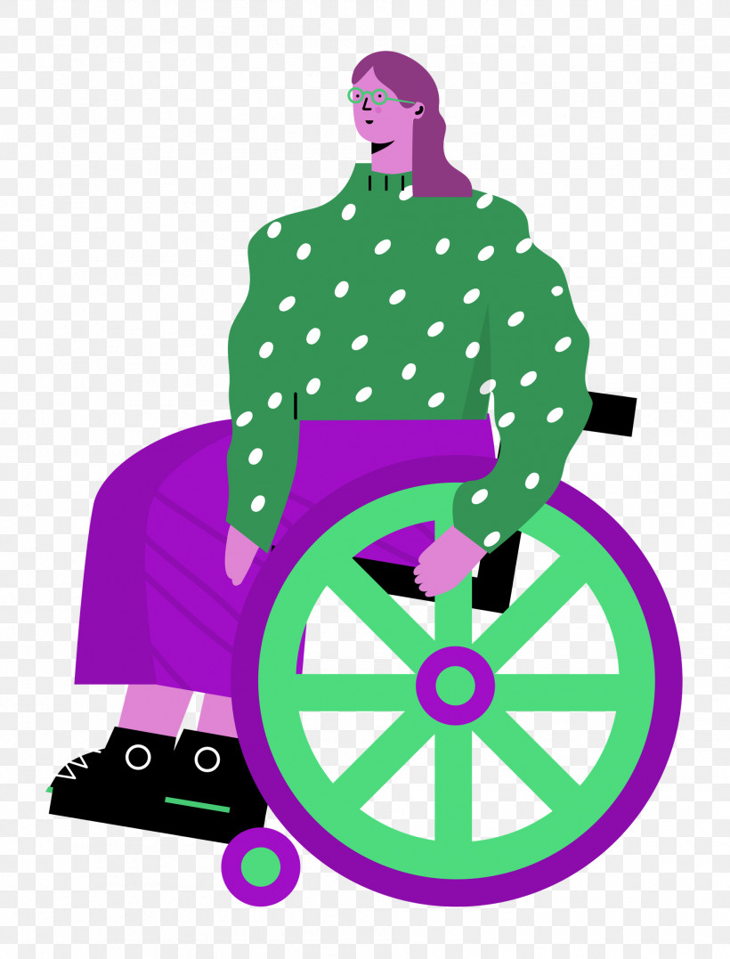 Sitting On Wheelchair Woman Lady, PNG, 1903x2500px, Woman, Behavior, Green, Human, Human Biology Download Free