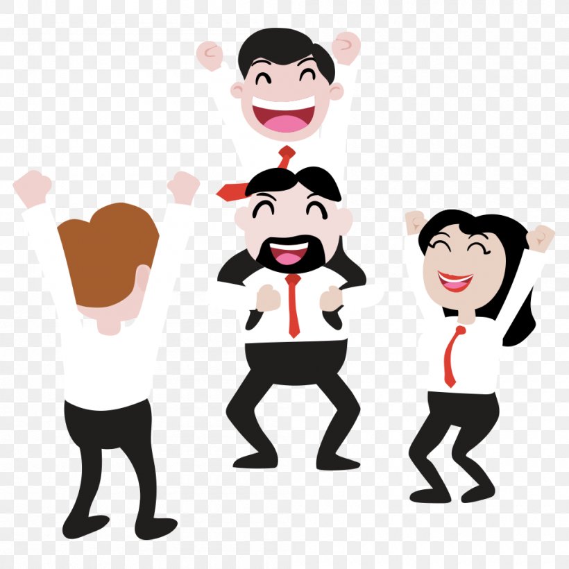 Teamwork Clip Art, PNG, 1000x1000px, Teamwork, Businessperson, Cartoon, Communication, Conversation Download Free