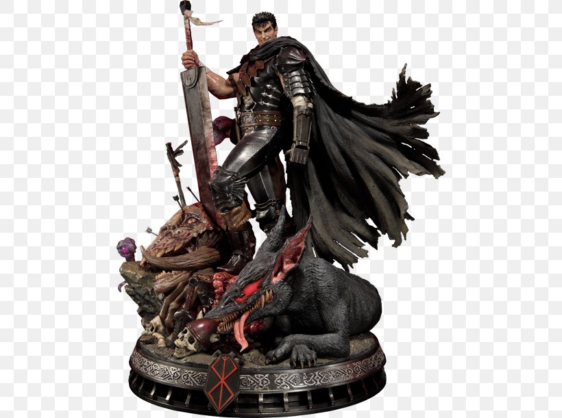 Guts Statue Figurine Berserk Doomsday, PNG, 480x611px, Guts, Action Figure, Berserk, Collectable, Comics Download Free