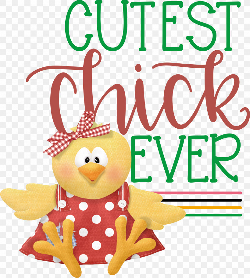 Happy Easter Cutest Chick Ever, PNG, 2696x3000px, Happy Easter, Animal Figurine, Beak, Biology, Cartoon Download Free
