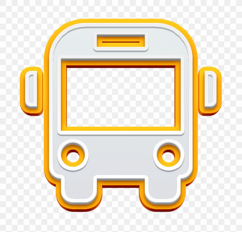 Bus Icon School Bus Front Icon Transport Icon, PNG, 1294x1238px, Bus Icon, Electronic Device, Technology, Transport Icon, Yellow Download Free