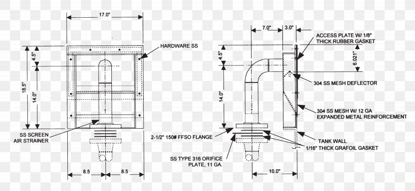 Drawing Foam Storage Tank Diagram External Floating Roof Tank, PNG, 4808x2216px, Drawing, Auto Part, Circuit Component, Diagram, External Floating Roof Tank Download Free