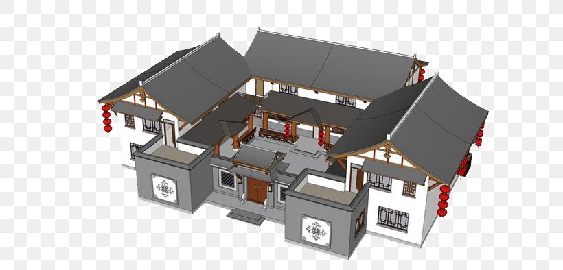 Siheyuan Architecture Scale Model Building Model, PNG, 665x394px, Siheyuan, Architectural Model, Architecture, Art, Building Download Free
