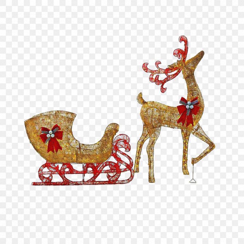 Christmas Ornament, PNG, 1000x1000px, Reindeer, Christmas Day, Christmas Ornament, Elegant Reindeer, Foot Download Free