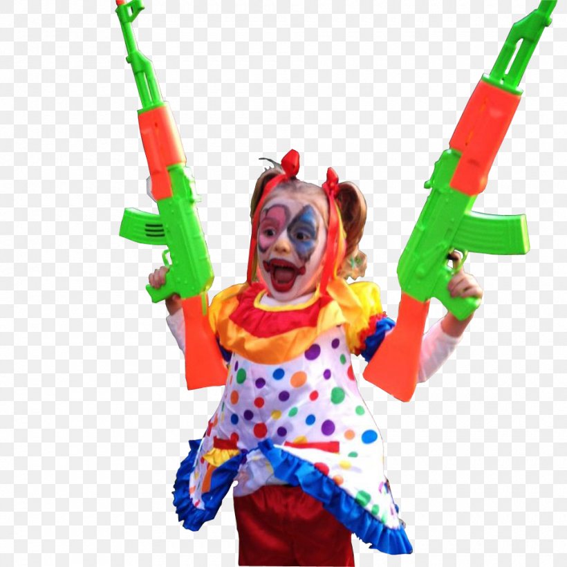 Clown Firearm Cap Gun Toy Weapon, PNG, 960x960px, Watercolor, Cartoon, Flower, Frame, Heart Download Free