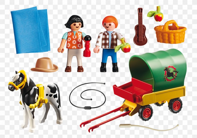 Pony Playmobil Toy Wagon Picnic Child, PNG, 2000x1400px, Pony, Ausflug, Barouche, Child, Horse Download Free