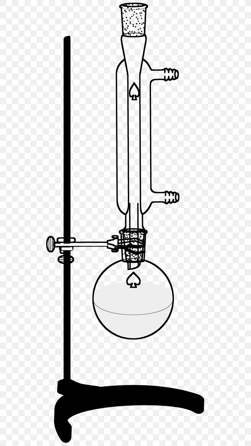 Reflux Magnetic Stirrer Laboratory Heating Mantle Condenser, PNG, 536x1458px, Reflux, Area, Black And White, Boiling, Chemistry Download Free