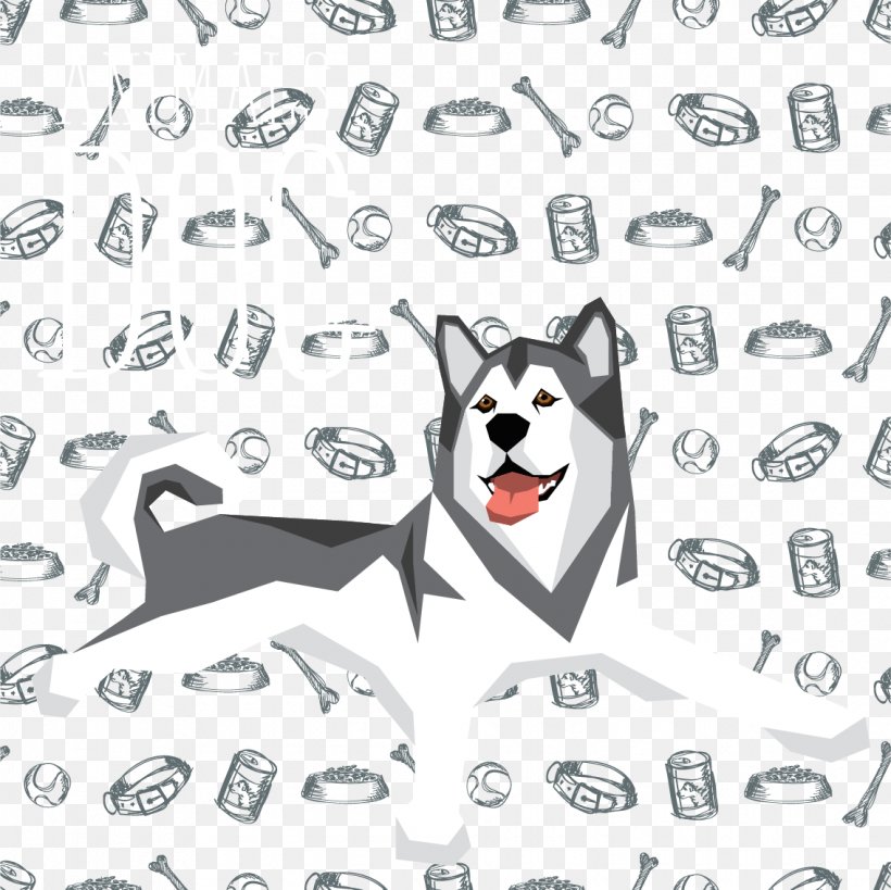 Siberian Husky Pet, PNG, 1135x1134px, Siberian Husky, Black And White, Carnivoran, Cartoon, Dog Download Free