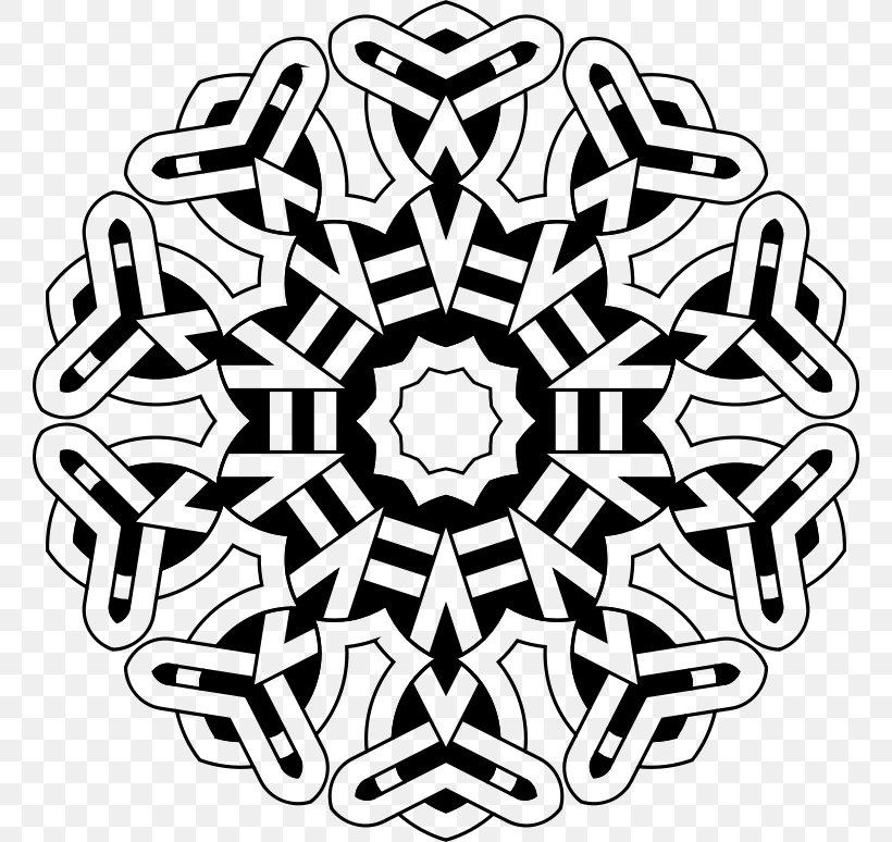 Celtic Knot Celtic Art Shahada Calligraphy, PNG, 760x774px, Celtic Knot, Area, Art, Black And White, Calligraphy Download Free